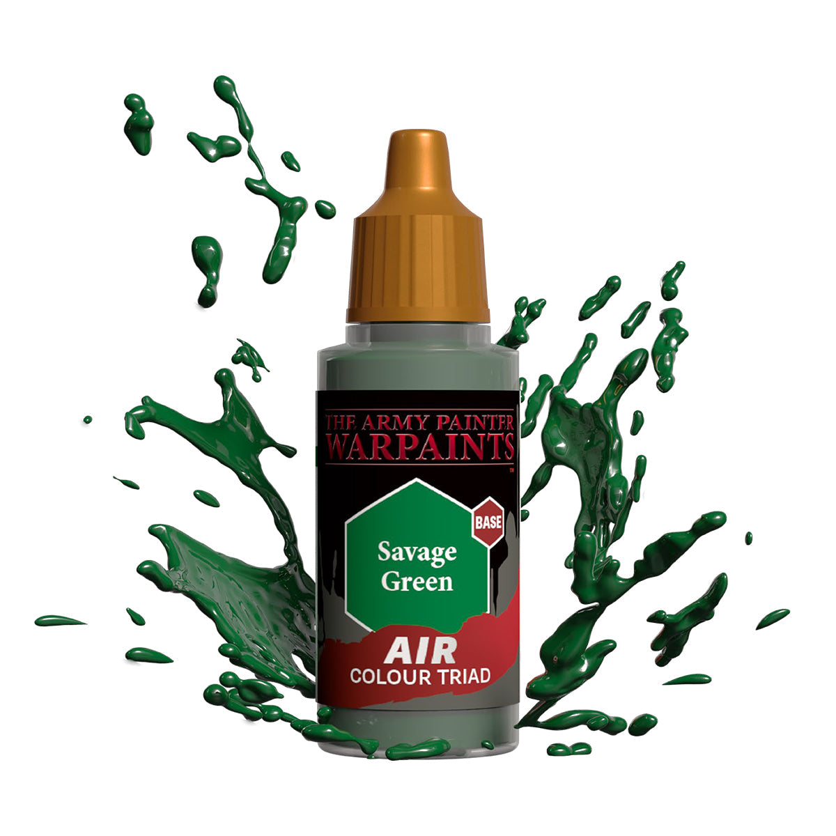 Savage Green Warpaints Air - High-Quality Face Paint for Cosplay, Halloween & Theatrical Makeup - Perfect for Costume Parties & Special Effects