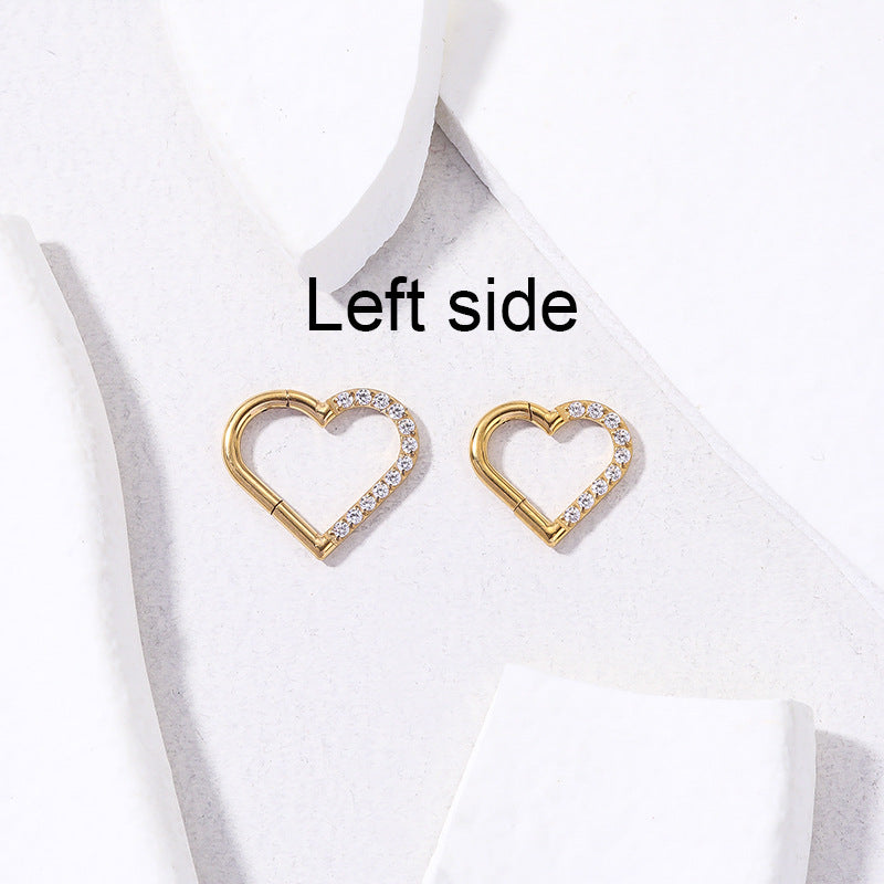 16G Cartilage Titanium Sparkly Hoop Earrings - Minimalist Dainty Earrings for Women | HSPJ514 | Perfect for Everyday Wear, Parties & Gifts