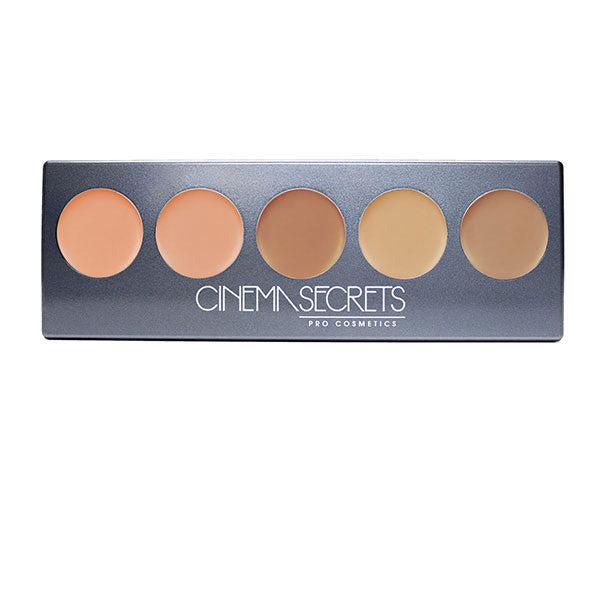 Cinema Secrets Ultimate Corrector 5-in-1 PRO Palette - Professional Makeup Corrector for Contouring, Highlighting & Concealing - Perfect for Film, Photography & Bridal Makeup