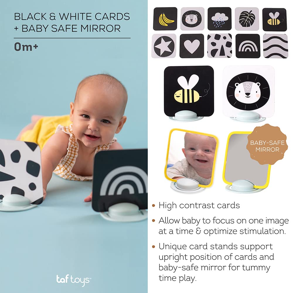 Taf Toys - 12835 - Activity Cards for Babies & Toddlers - Educational Learning Games for Early Development - Perfect for Playtime & Travel