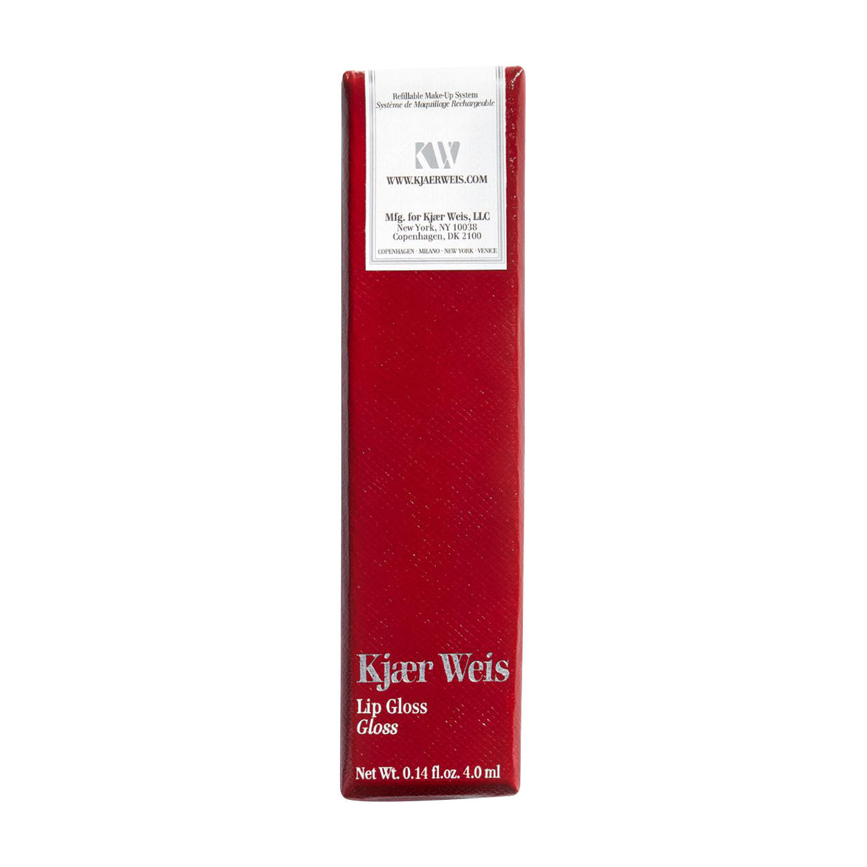 Kjaer Weis Organic Lip Gloss - Hydrating & Nourishing Vegan Lip Balm for Daily Moisture & Shine | Perfect for Work, Date Night & On-the-Go Touch Ups