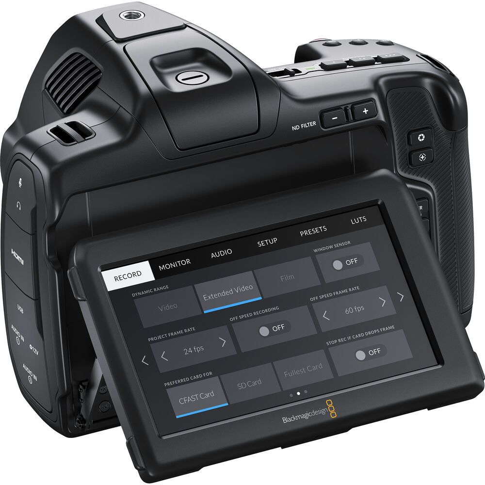 Blackmagic Design Pocket Cinema Camera 6K Pro - Canon EF Mount Digital Cinema Camera for Filmmaking, Vlogging & Professional Video Production