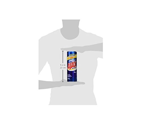 Ajax Powder Cleanser with Bleach - 28 oz (Pack of 6) | Heavy Duty Stain Remover for Kitchen, Bathroom & Laundry | Multi-Surface Cleaner for Tiles, Grout & Porcelain