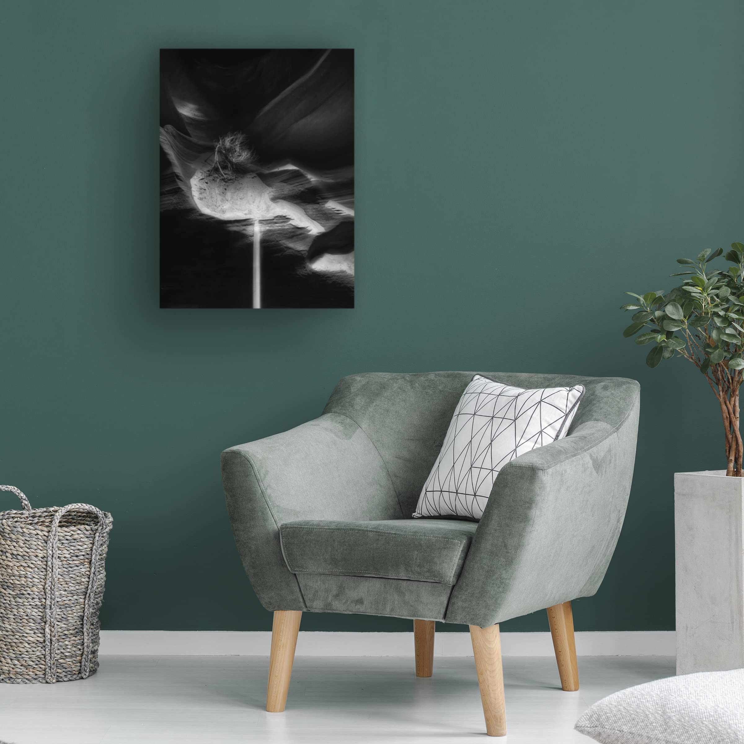 Yvette Depaepe Sand Fall Antelope Canyon Canvas Wall Art Print - Stunning Desert Landscape Painting for Living Room, Bedroom & Office Decor