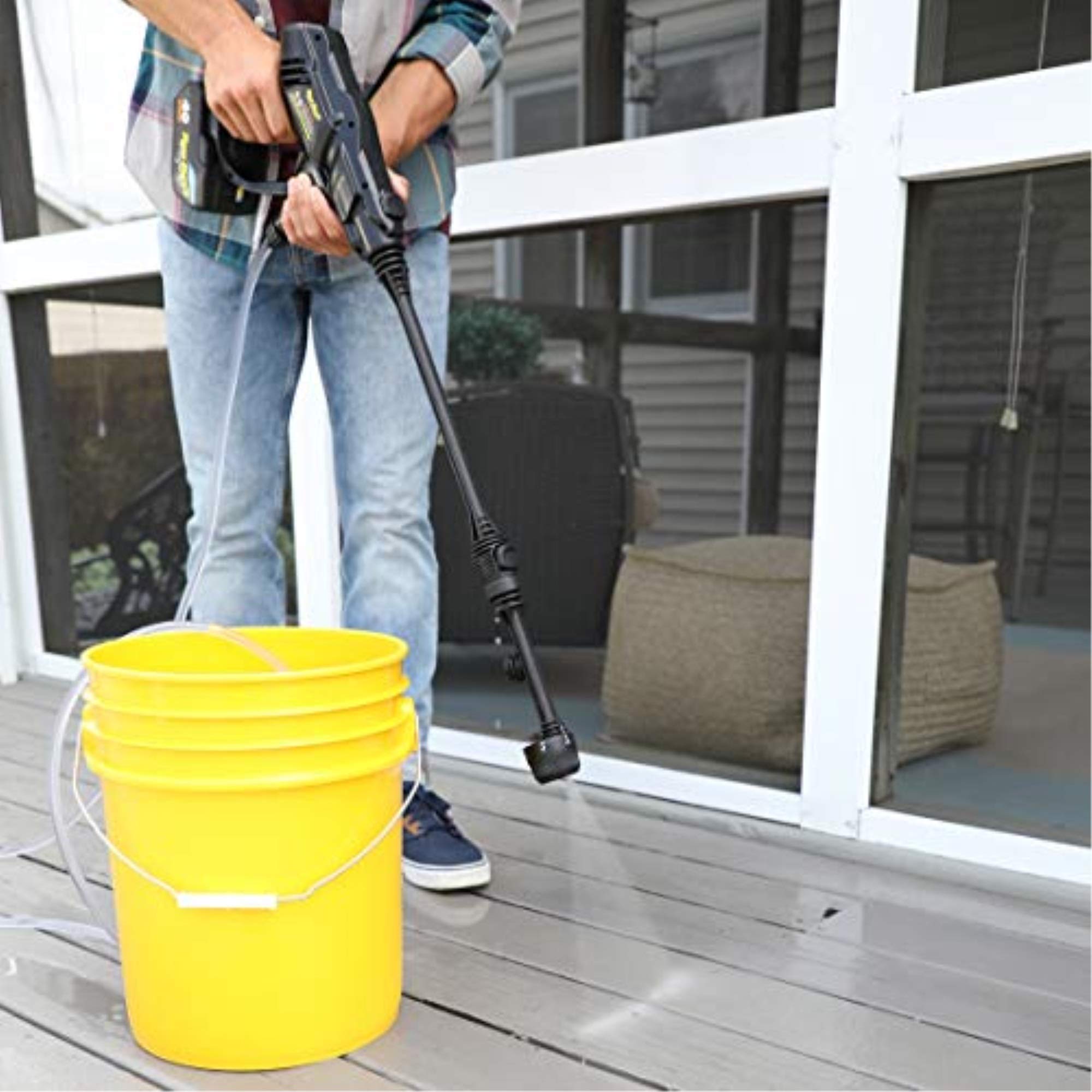 Lippert Flow Max 40V Portable Power Cleaner - High Pressure Washer for RV, Boat, Home & Outdoor Cleaning | Perfect for Washing Vehicles, Patios, Decks & More