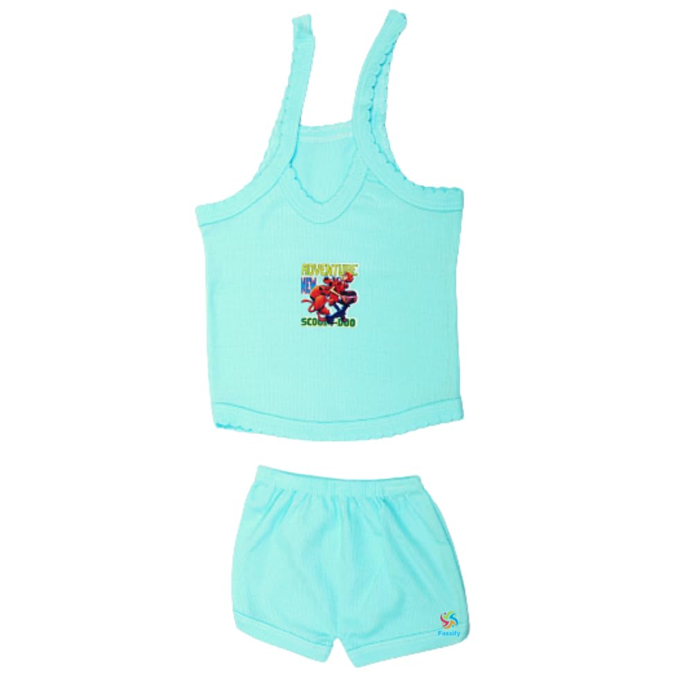 Fassify® 5-Pack Baby Boy & Girl Outfits - Trendy T-Shirts & Shorts Set (0-12 Months, Multicolor) | Perfect for Newborn Photos, Playdates & Everyday Wear