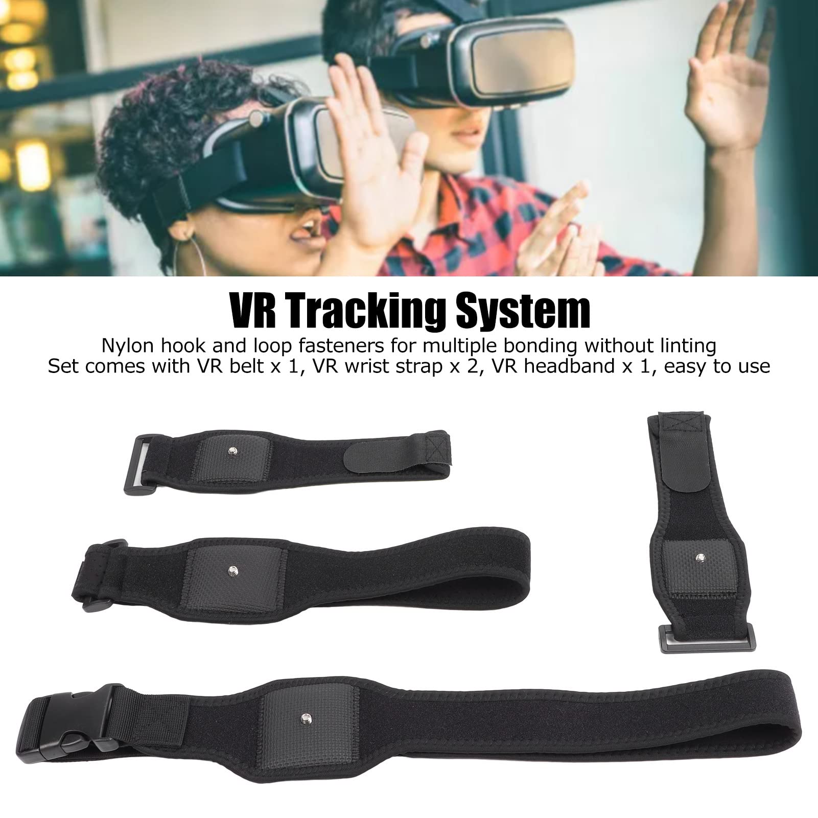 Upgrade Your VR Experience with Our Versatile VR Tracking Belt Kit – Comfortable Belt, Strap & Headband for HTC Vive System | Perfect for VR Gaming, Fitness & Immersive Simulations