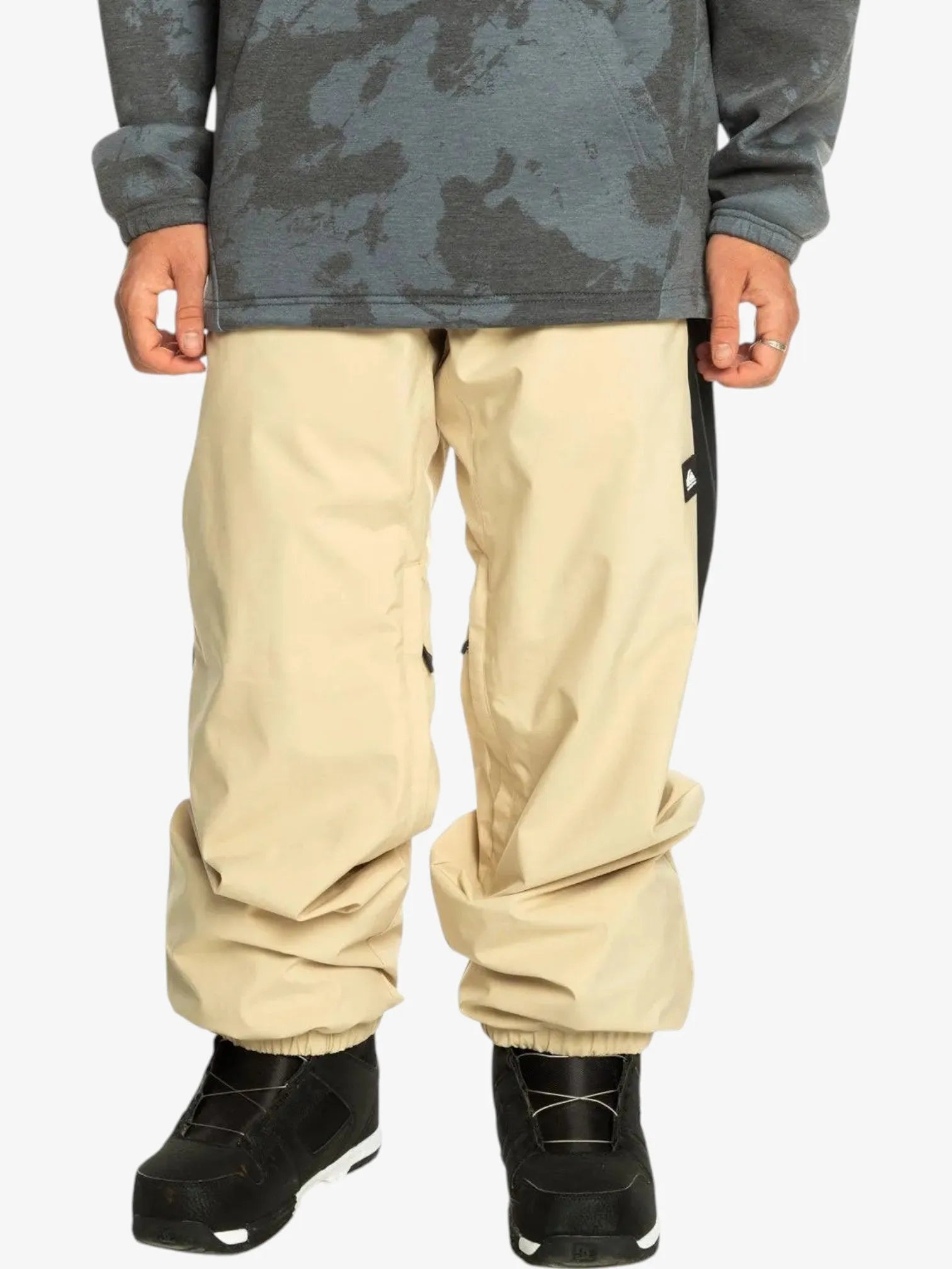 Quiksilver Snow Down Pants for Men - Insulated Winter Snowboard Pants, Waterproof & Windproof Ski Trousers for Snowboarding, Skiing & Cold Weather Outdoor Activities