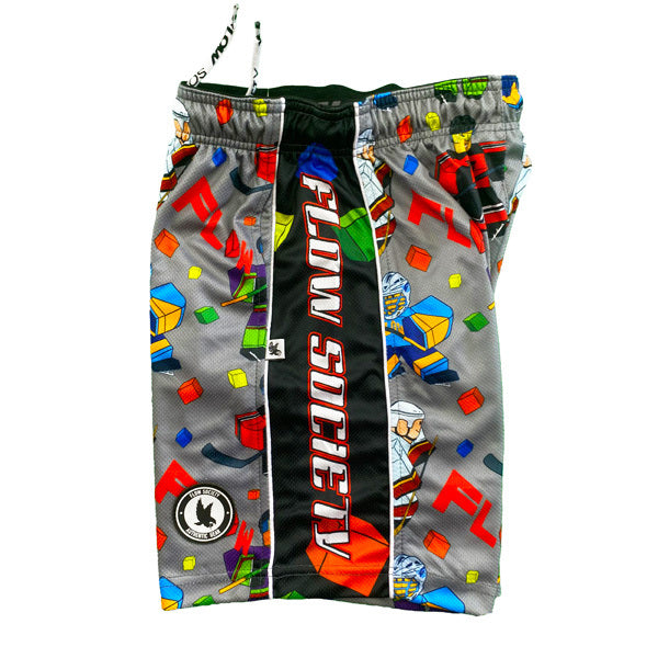 Boys' Block Hockey Shorts - Breathable & Durable Sports Shorts for Hockey, Soccer & Outdoor Activities - Perfect for Games, Practice & Casual Wear