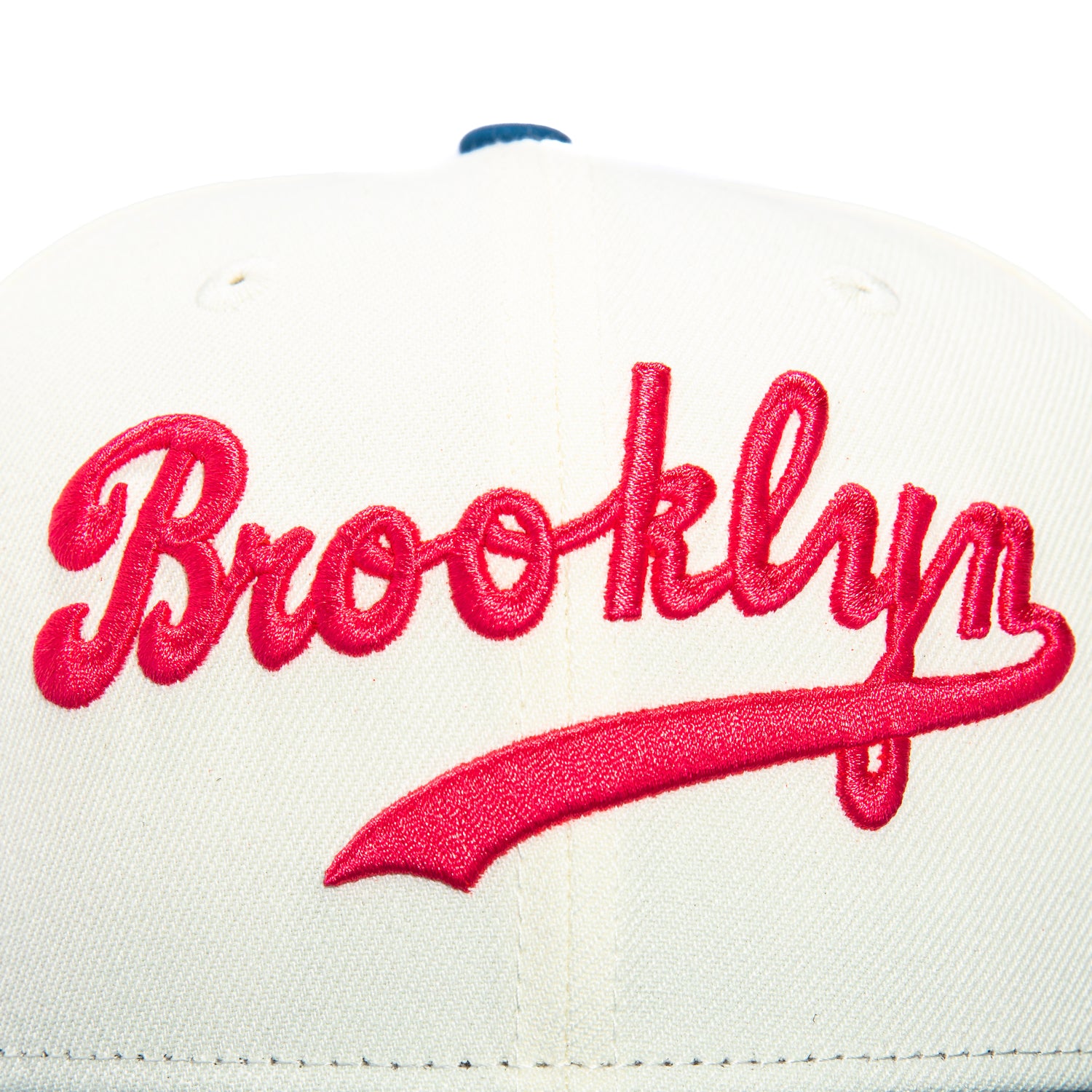 New Era 59Fifty Brooklyn Dodgers 1949 All Star Game Patch Script Hat - White, Indigo, Magenta | Vintage Baseball Cap for Men & Women | Game Day, Casual Wear, Sports Fan Gift