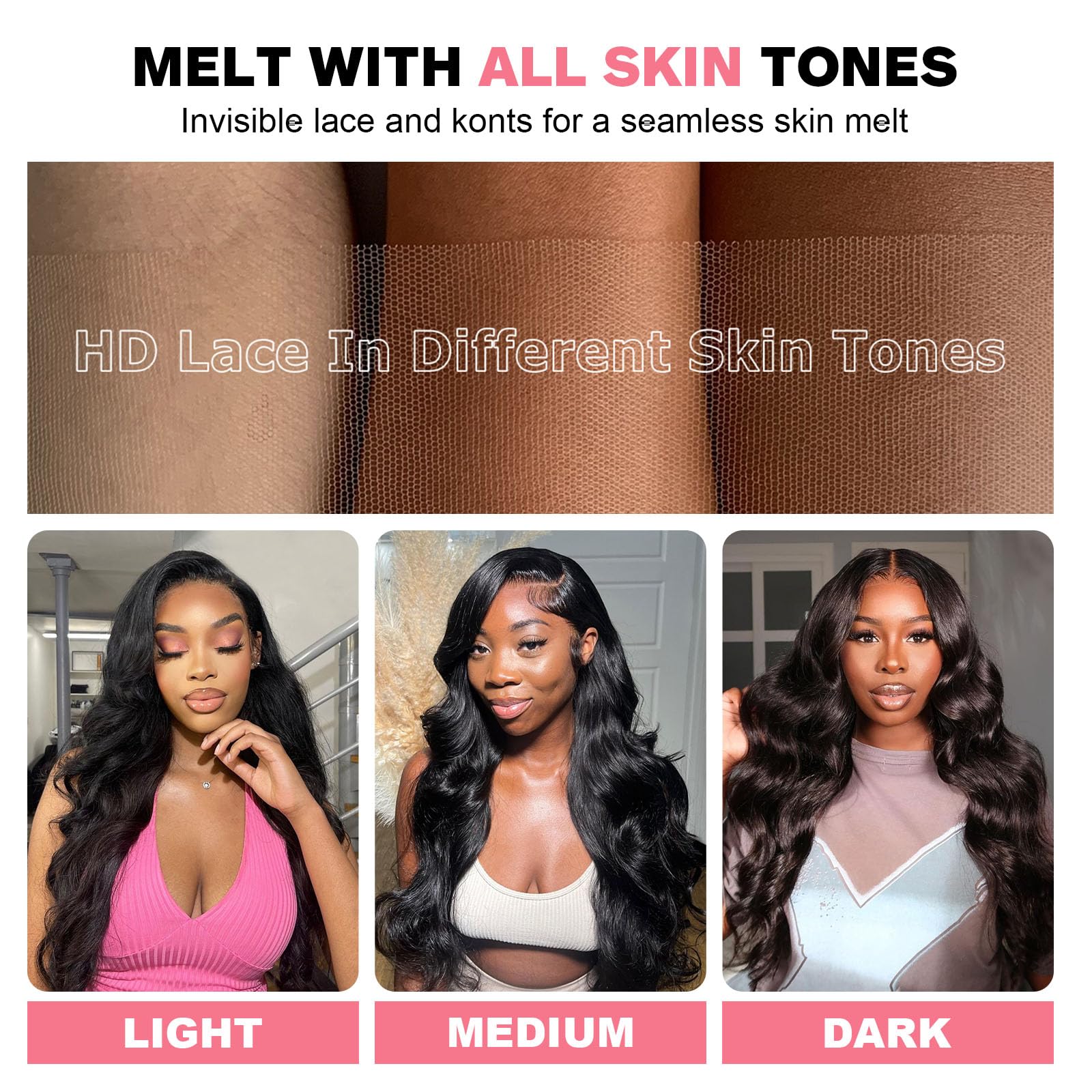 13x6 HD Lace Front Wigs Human Hair - 30 Inch Body Wave Glueless Wig 250% Density Pre-Plucked with Baby Hair (Natural Color) | Perfect for Daily Wear, Cosplay, and Special Occasions