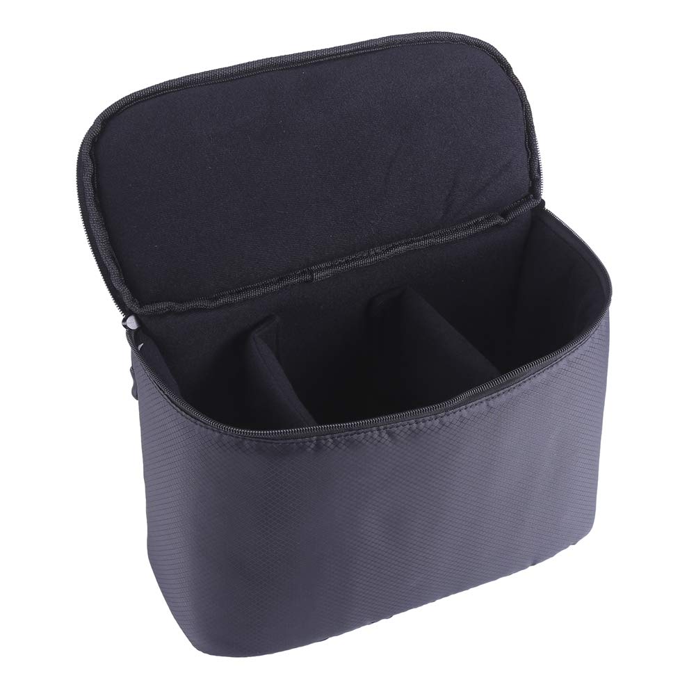 EBTOOLS Professional Large Capacity Shockproof Camera Bag for DSLR & Mirrorless Cameras - Thickened Portable Photography Equipment Case with Removable Dividers (Black) | Perfect for Travel, Wedding & Outdoor Photography