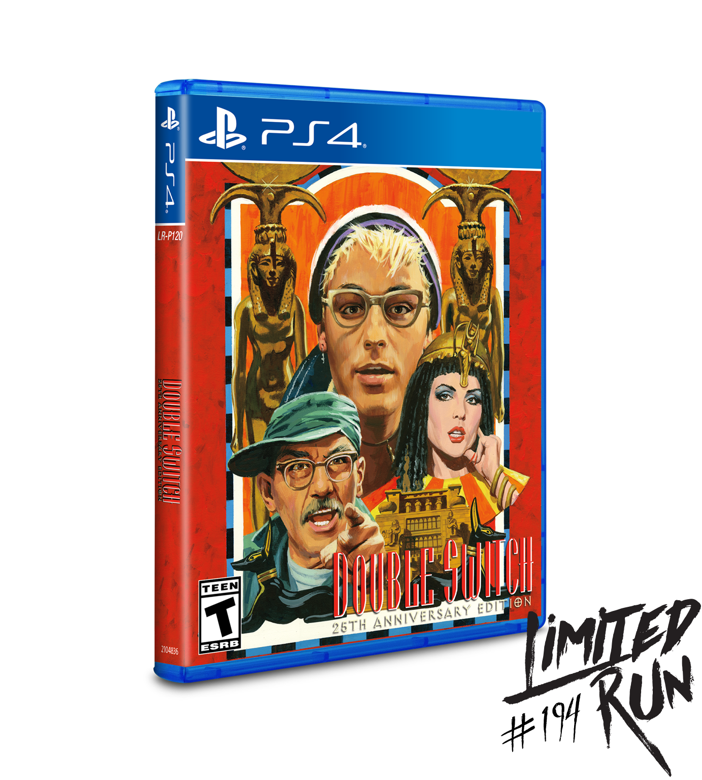 Limited Run #194: Double Switch 25th Anniversary Edition for PS4 - Classic Interactive Movie Game for Retro Gaming Enthusiasts - Perfect for Nostalgic Gaming Nights and Collector's Displays