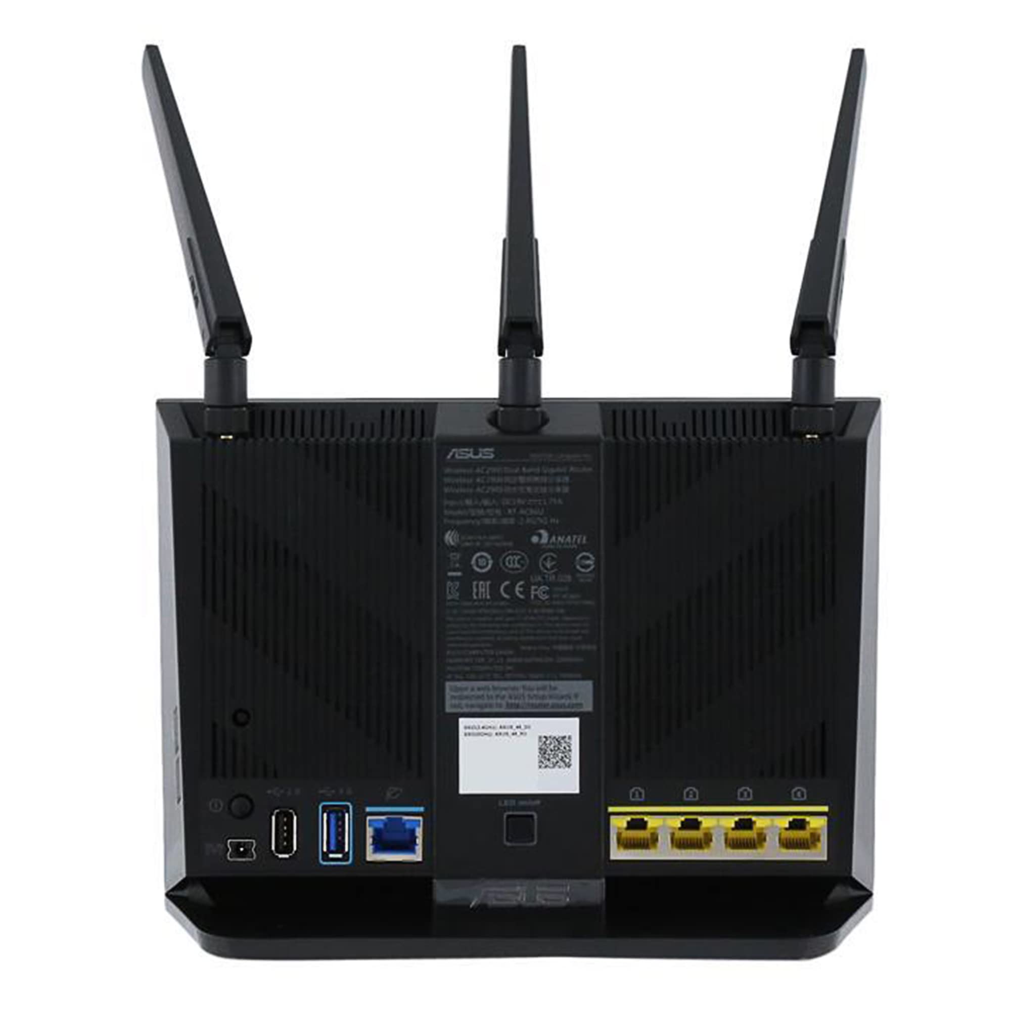 ASUS RT-AC68P AC1900 Dual Band WiFi Router - Gigabit Wireless Internet, 4x LAN Ports, High Speed for Gaming & Streaming (Renewed) - Perfect for Home Office, Online Gaming & 4K Video Streaming