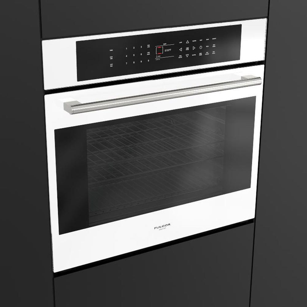 Fulgor Milano 30-inch Built-In Electric Convection Wall Oven with Multiple Color Options (F7SP30) - Perfect for Modern Kitchens, Baking, Roasting & Entertaining