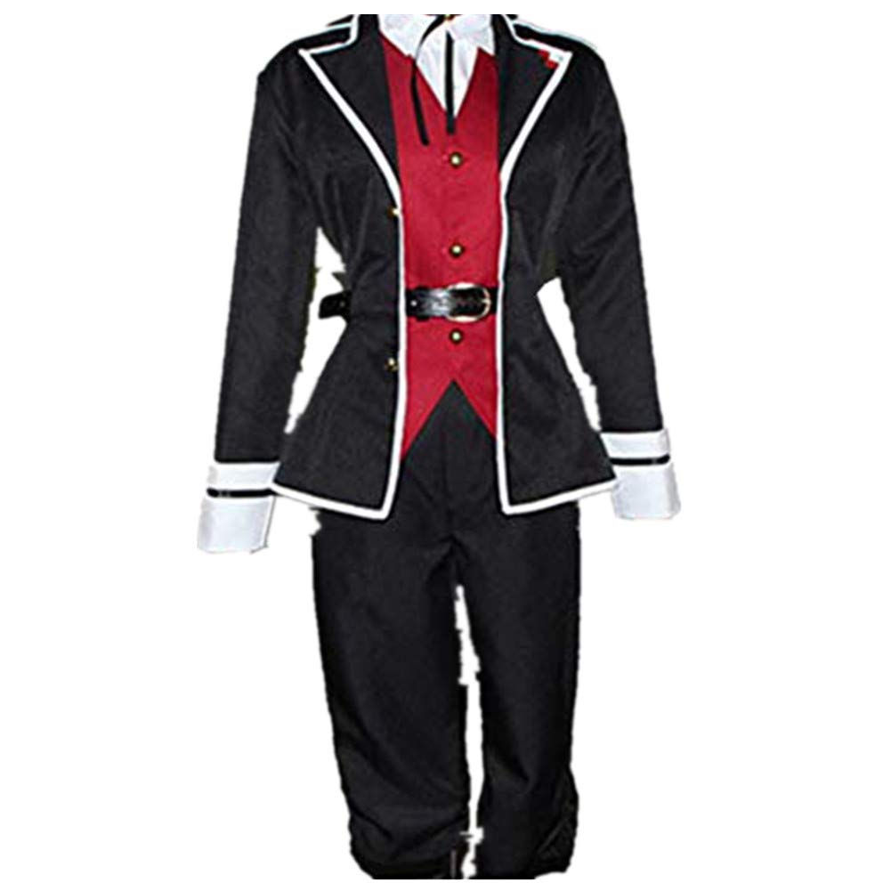 Diabolik Lovers Sakamaki Kanato Anime Cosplay Costume Set - Uniform Coat, Vest, Shirt & Pants for Halloween, Conventions & Themed Parties