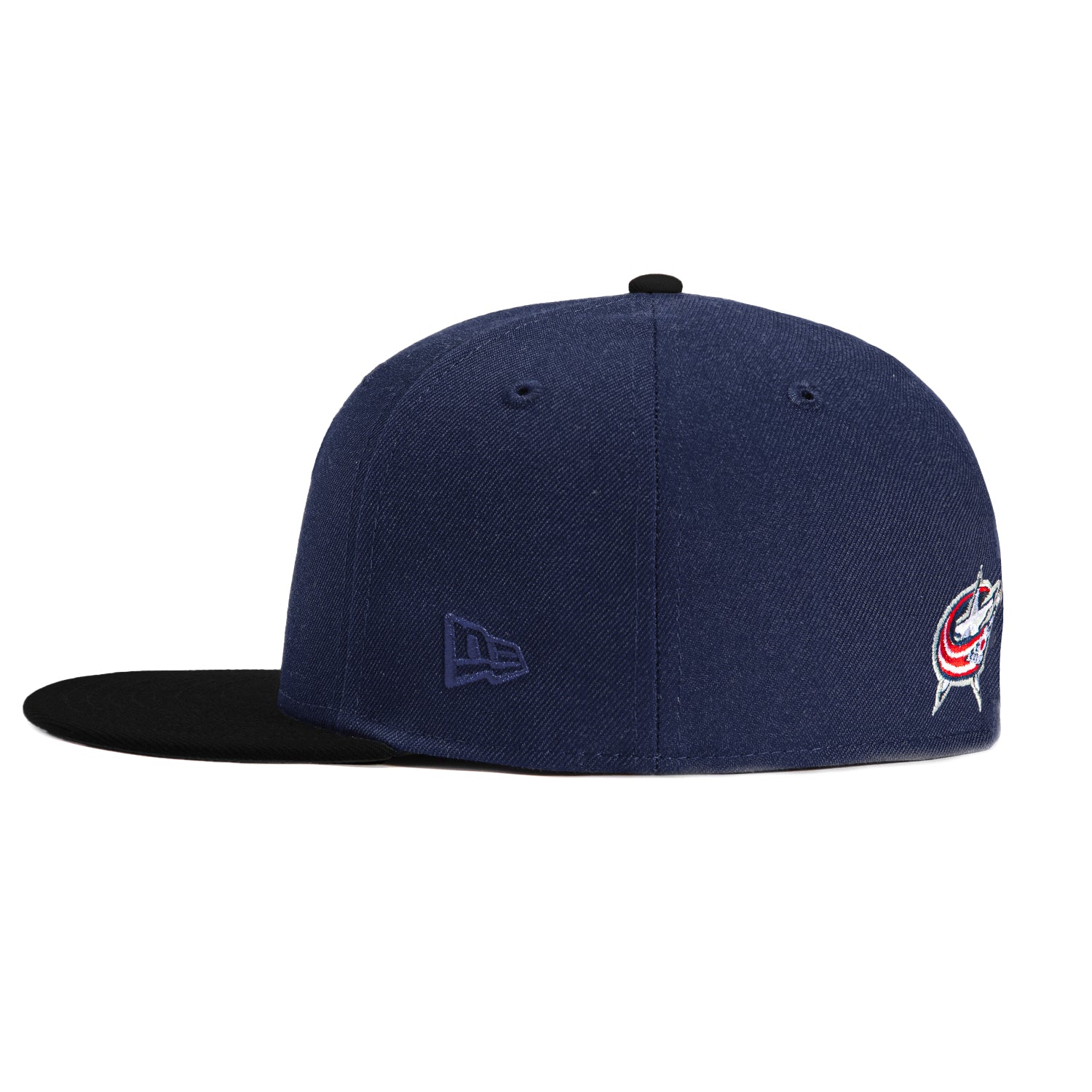 New Era 59Fifty Mascot Columbus Blue Jackets Stinger Hat - Light Navy & Black | Official MLB Baseball Cap for Men & Women | Perfect for Game Day, Sports Events & Casual Wear