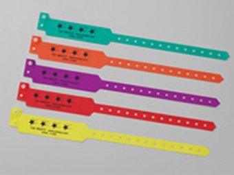Posey Fall Prevention Bracelets - Yellow, Non-Slip Patient Safety Wristbands for Elderly Care & Hospital Use