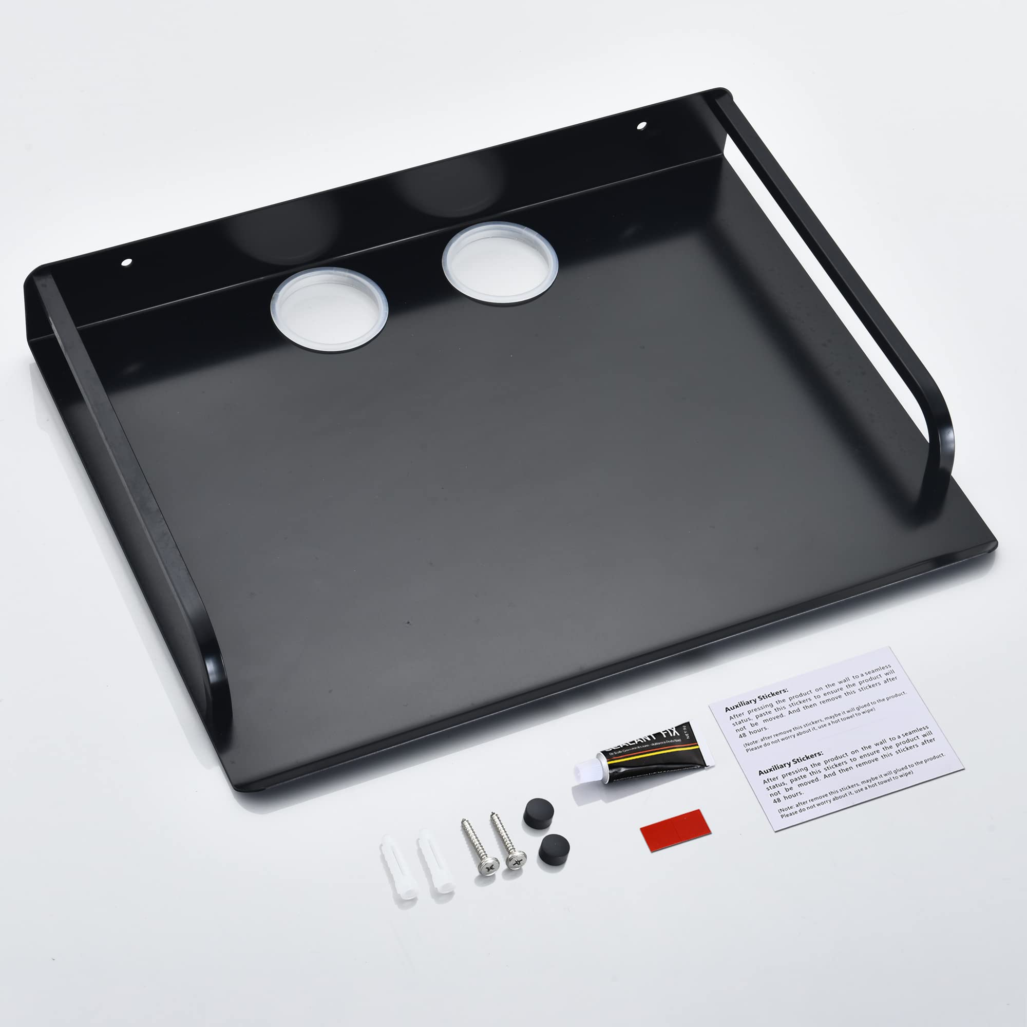 Wall Mount Floating Shelf for TV Components - 12