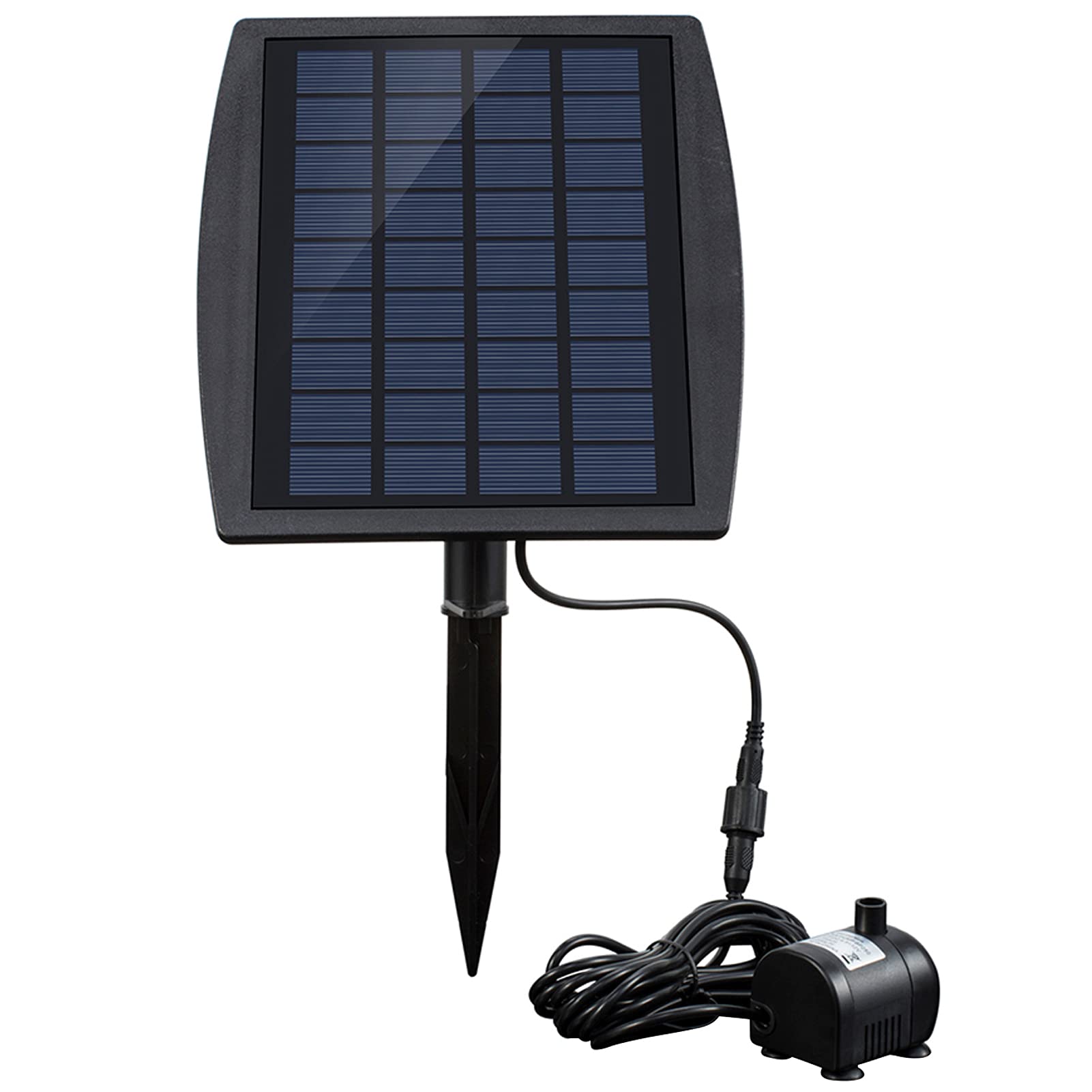 Eco-Friendly Solar Powered Water Pump for Garden Fountains, Ponds & Landscaping - 9V 2.5W Plug-in Solar Panel Fountain Pump - Perfect for Outdoor Decorative Water Features, Bird Baths & Pool Accents
