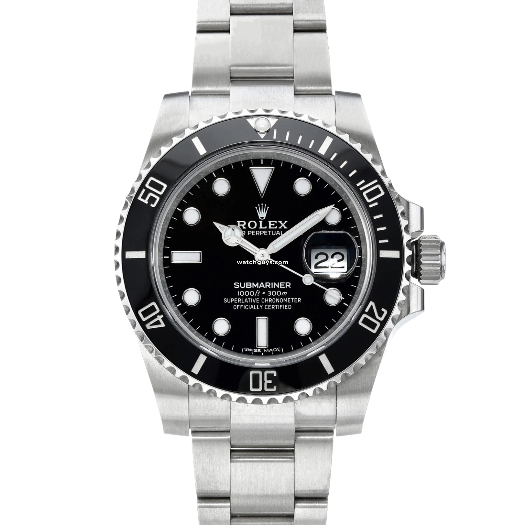 Rolex Submariner 116610LN Black Stainless Steel Men's Watch - Luxury Diver Timepiece for Professional Scuba Diving & Everyday Wear