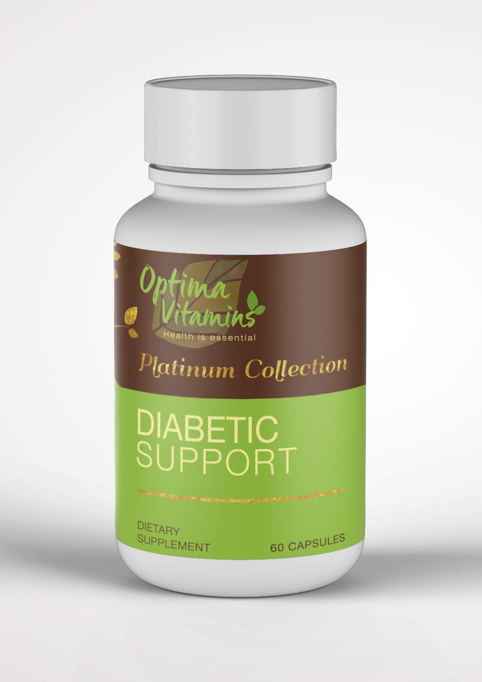 Optima Diabetic Support Vitamins - 60 Capsules for Blood Sugar Control & Energy Boost | Ideal for Type 2 Diabetes Management & Daily Wellness