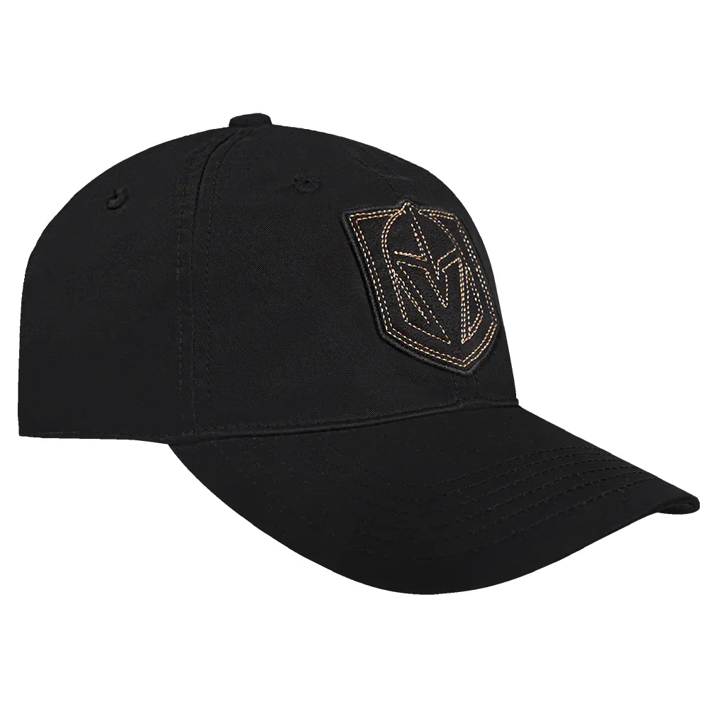 Pro Standard Vegas Golden Knights Unisex Black & Gold Metallic Thread Dad Hat - Stylish Baseball Cap for Fans, Sports Enthusiasts & Casual Wear