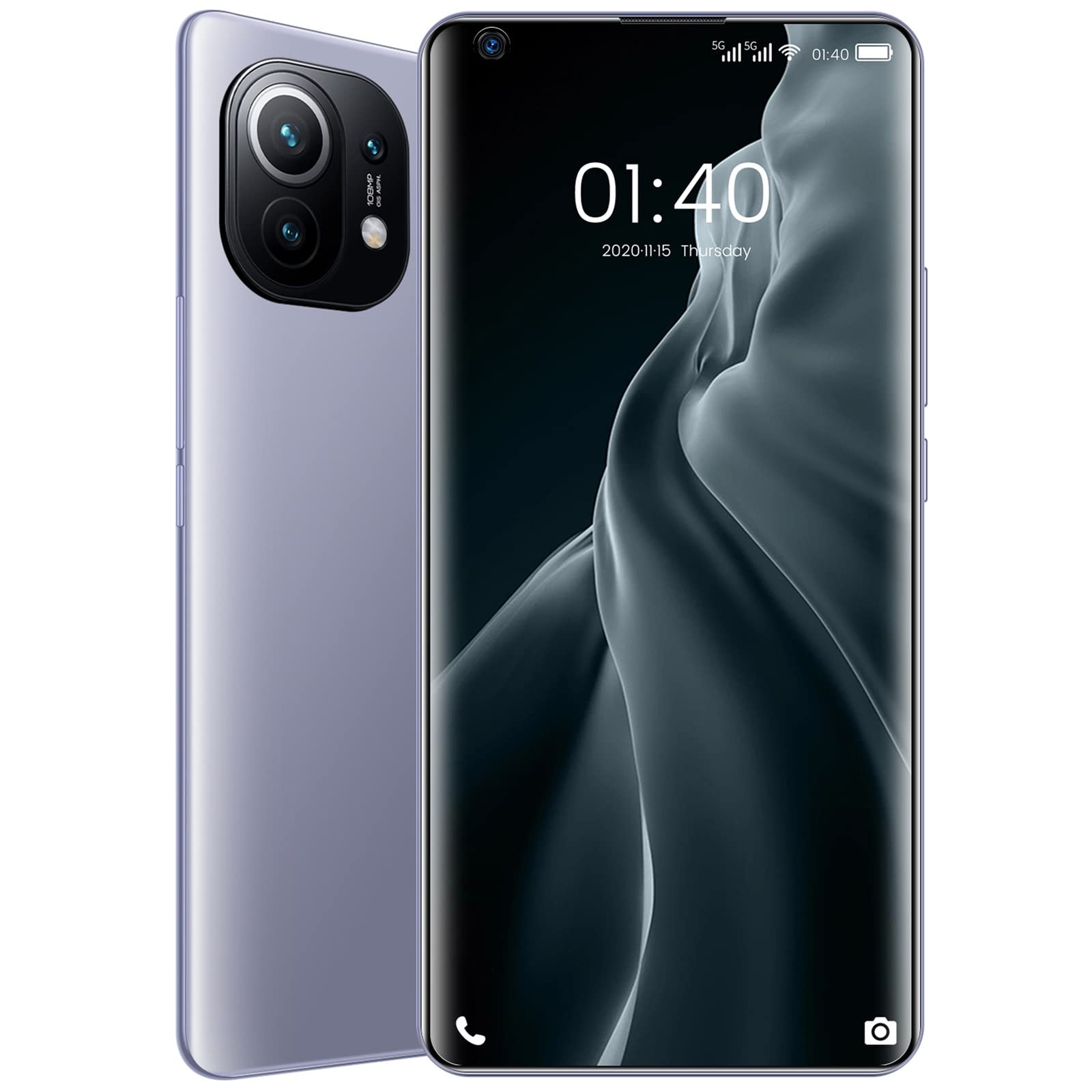 HSHOR M11 Pro+ Unlocked Smartphone - Android 10, 4GB RAM 64GB ROM, 6800mAh Battery, 13MP Camera, Face Unlock, Dual SIM, WiFi, GPS - Gray | Perfect for Travel, Business & Outdoor Adventures