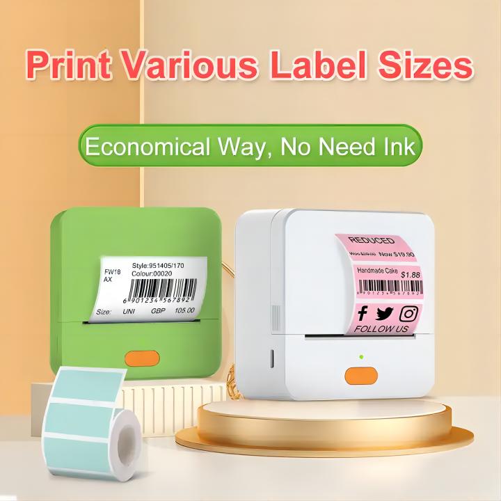 P1/P58C 57mm Thermal Printer for Receipts & Labels - High-Speed Portable Bluetooth POS Printer for Retail, Restaurant & Small Business Use