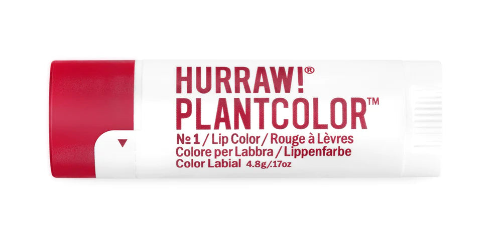 Hurraw Plantcolor No1 Organic Lip Balm - Vegan, Natural Tint for Soft Lips - Perfect for Daily Moisturizing & Natural Makeup Looks