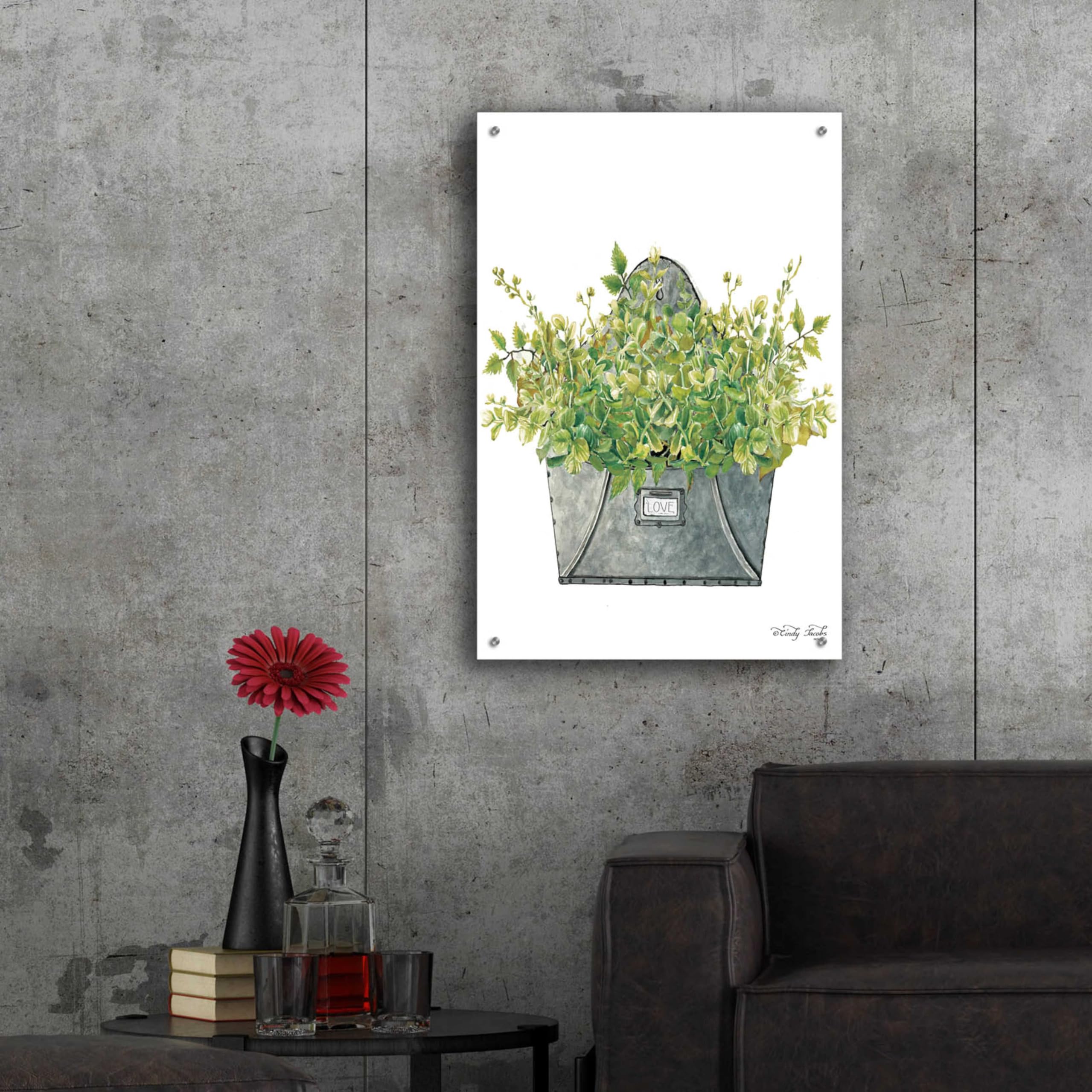 Epic Art 'Love Wall Box' by Cindy Jacobs - 24