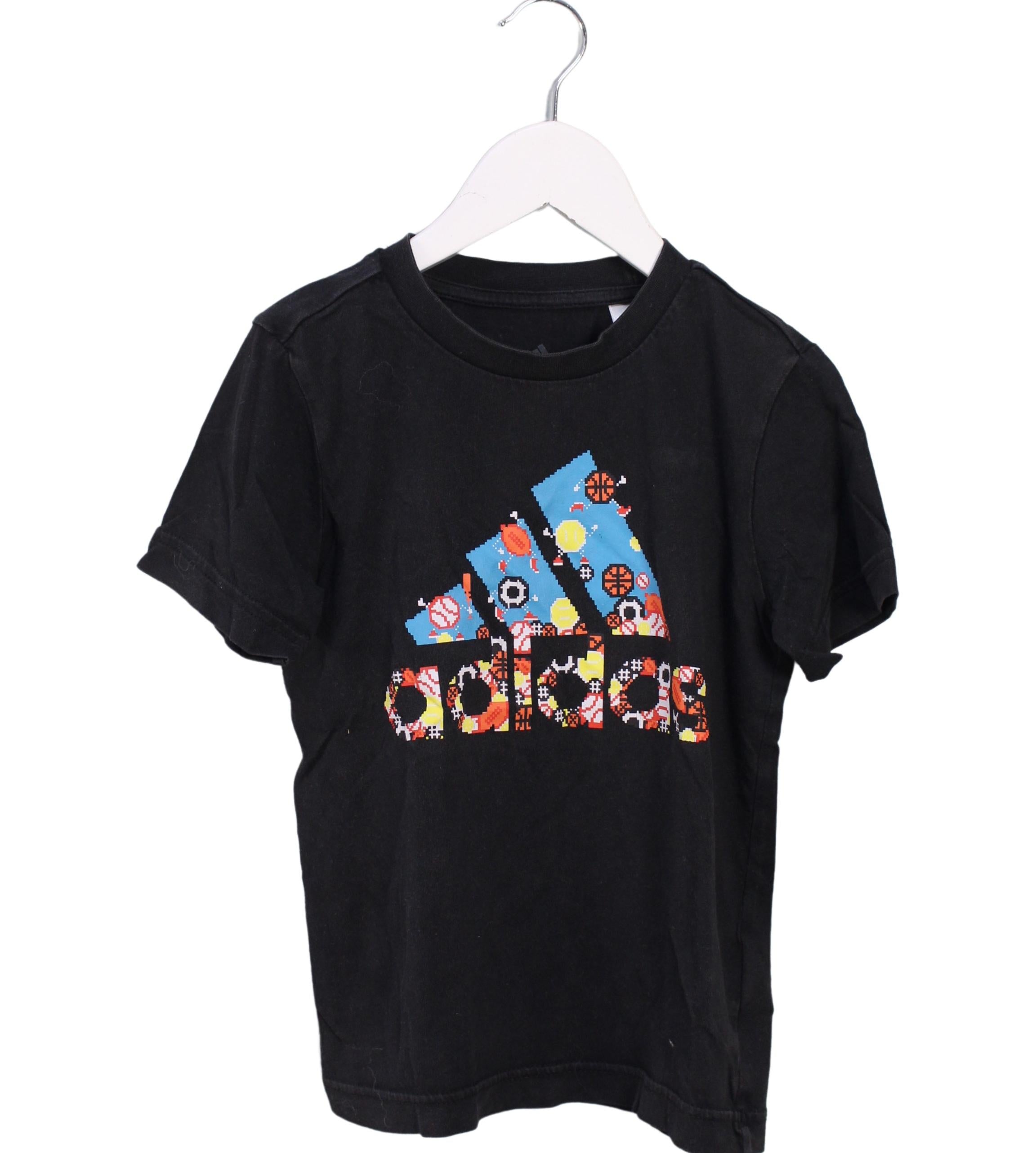 Adidas Kids' T-Shirt for Boys & Girls - Sizes 5T & 6T - Comfortable Cotton Tee for Playtime, School & Everyday Wear
