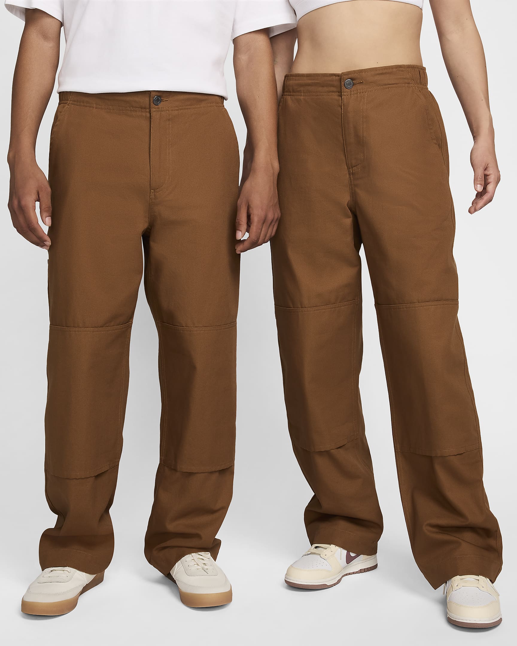 Nike SB Twill Double Knee Pants - Light British Tan | Skateboarding & Streetwear | Durable & Stylish for Skaters & Urban Fashion