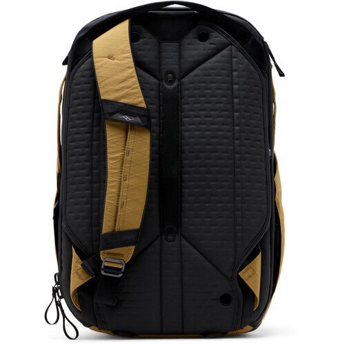 Peak Design 45L Travel Backpack - Durable Coyote Color for Adventure Travel, Hiking & Business Trips - Waterproof Carry-On Backpack with Laptop Compartment