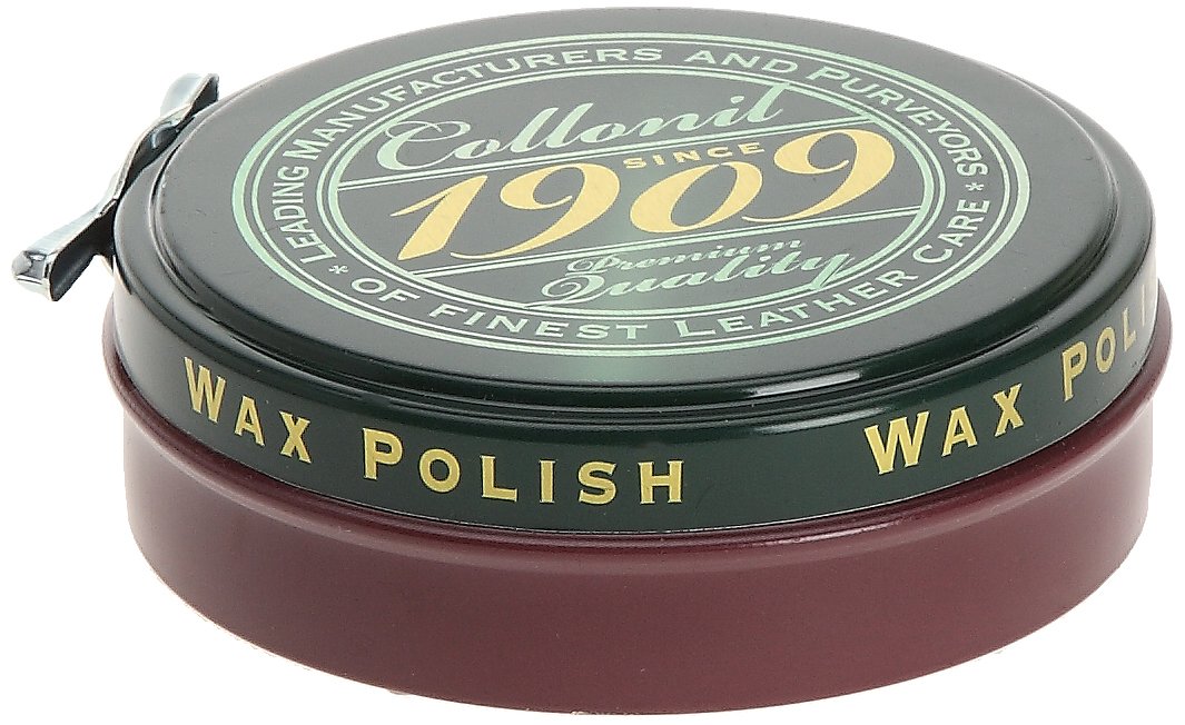Collonil 1909 Premium Leather Wax Polish & Shoe Cream - Restores Shine & Protects Leather Bags, Shoes, Boots & Furniture - Ideal for Daily Care & Long-Term Leather Maintenance