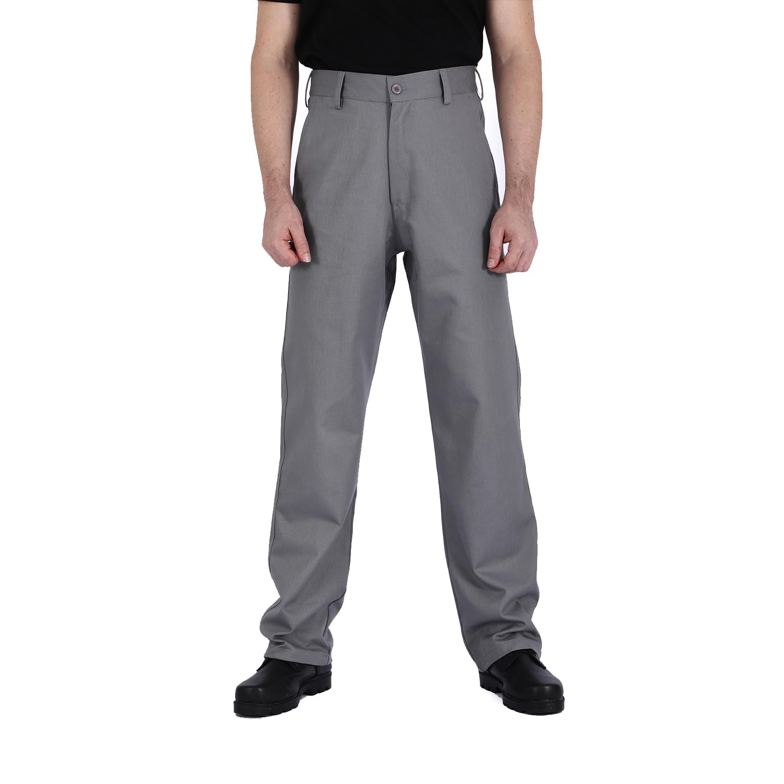 FR Pants - 7oz Flame Resistant Welding Pants for Men, Fire Retardant Workwear for Industrial & Construction Safety