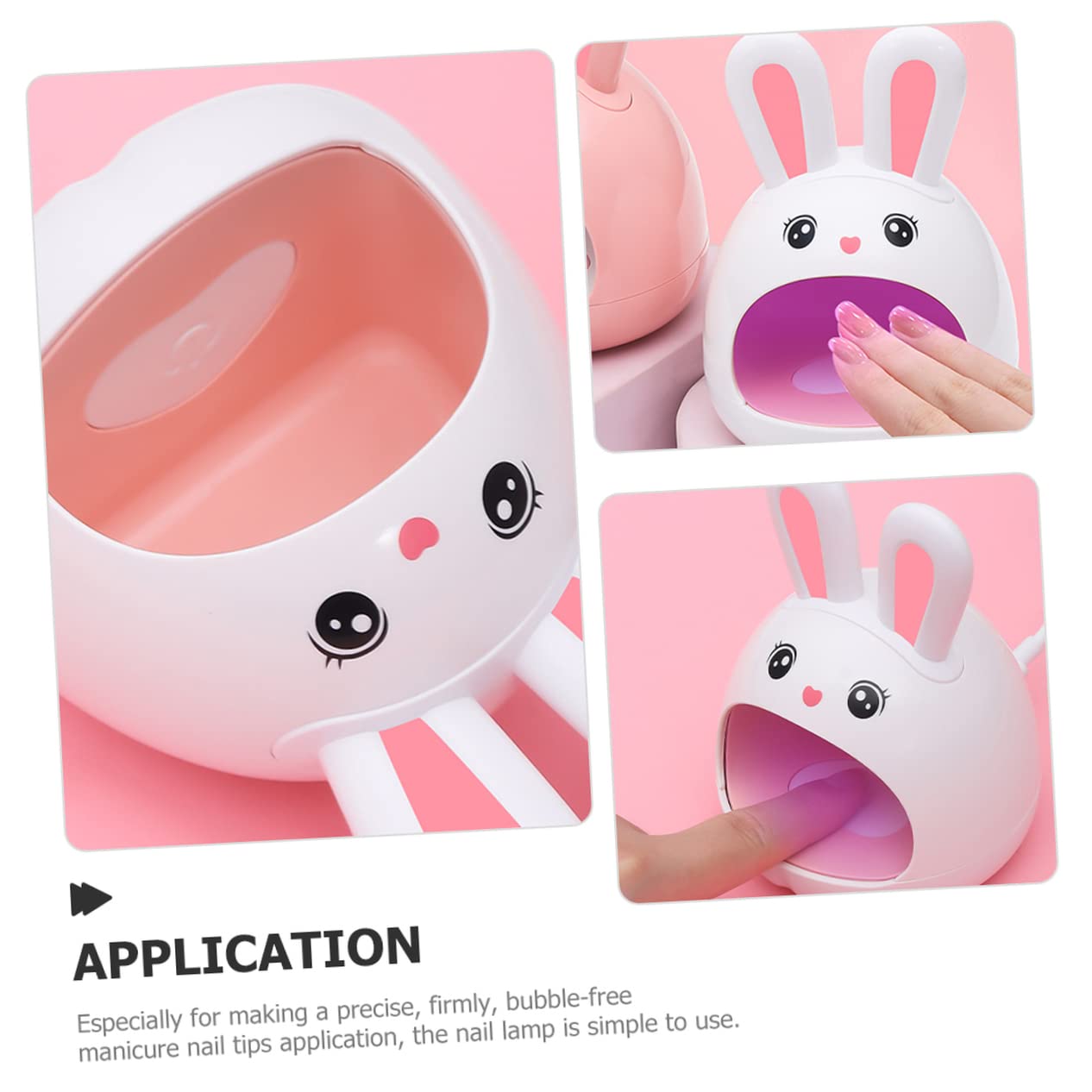 Beavorty Speedy Dry LED Nail Lamp - Professional UV Gel Nail Light with Rabbit Design for Fast Curing | Perfect for Home Manicures, Nail Salons & DIY Nail Art Kits