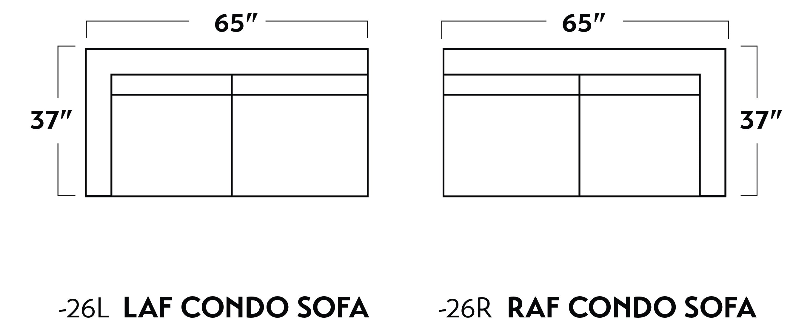Wallace Raf Condo Sofa - Modern 3-Seater Couch for Small Spaces, Comfortable and Stylish Living Room Furniture - Perfect for Apartments, Condos, and Cozy Homes