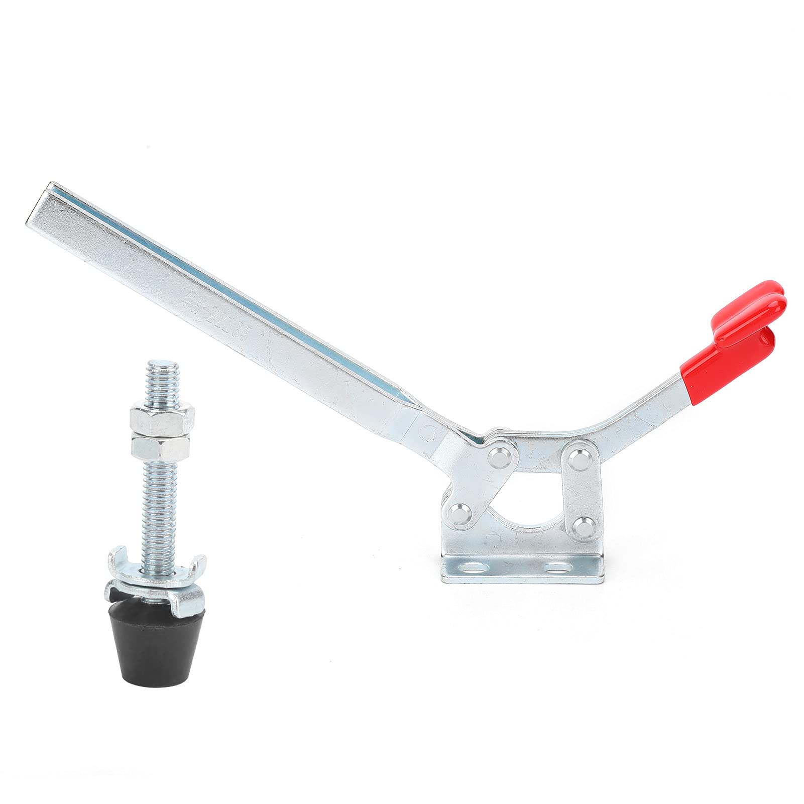 Omabeta Welding Toggle Clamp - Anti-Oxidation Horizontal Fixture with Quick Release, Elbow Compressor Hand Tool (Model GH-22185) - Perfect for Metalworking, Welding Projects & DIY Fabrication