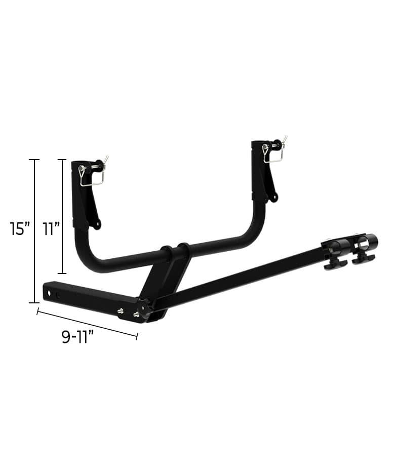 Premium Hitch Bike Rack Kit - 2/3 Bike Carrier for Cars, SUVs & Trucks - Easy Installation & Secure Transport for Road Trips & Outdoor Adventures