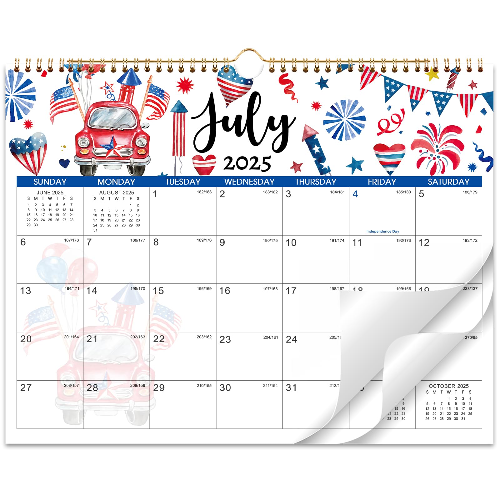 2025-2026 Wall Calendar | July 2025 - December 2026 Large 14.8