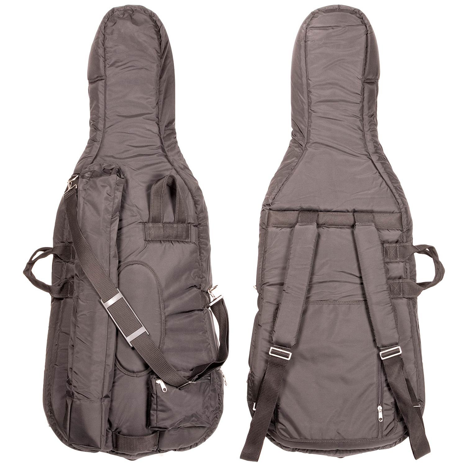 Bobelock 1010 Soft Cello Case - 4/4 Size Black Padded Protective Gig Bag for Cello Storage & Travel | Perfect for Musicians, Students & Performers