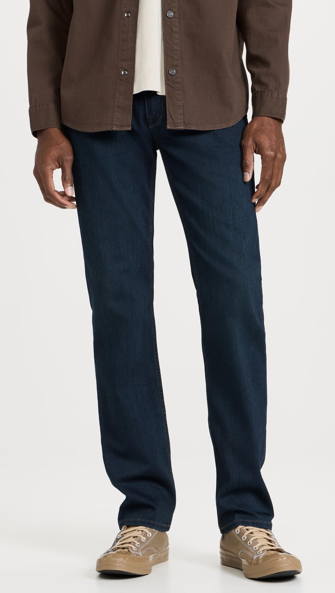 PAIGE Men's Normandie Transcend Slim Fit Stretch Denim Jeans - Comfortable & Stylish for Casual Wear, Office & Night Out