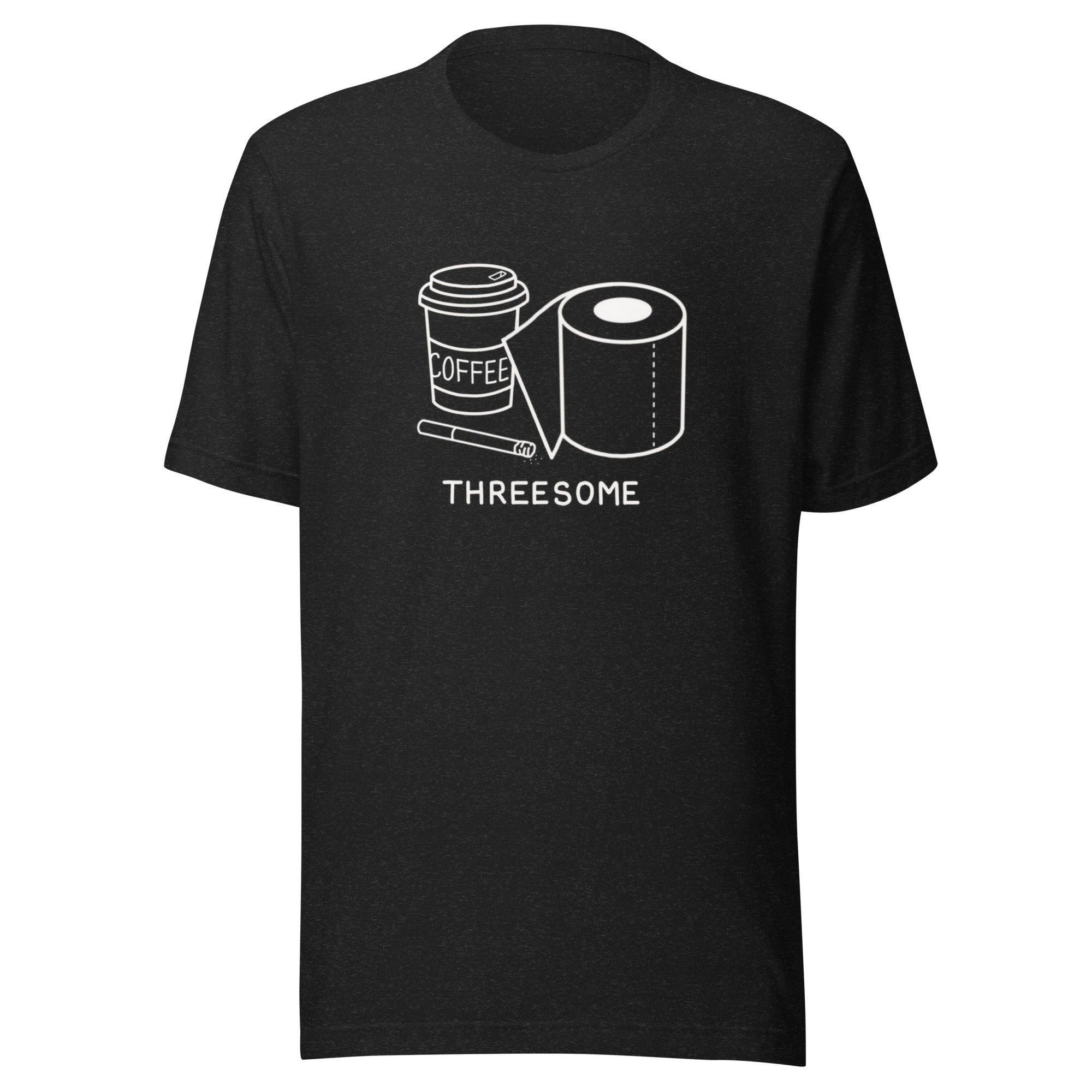 Unisex Threesome Graphic T-Shirt - Soft Cotton Tee for Couples & Friends - Fun Matching Outfits for Parties, Dates & Casual Wear