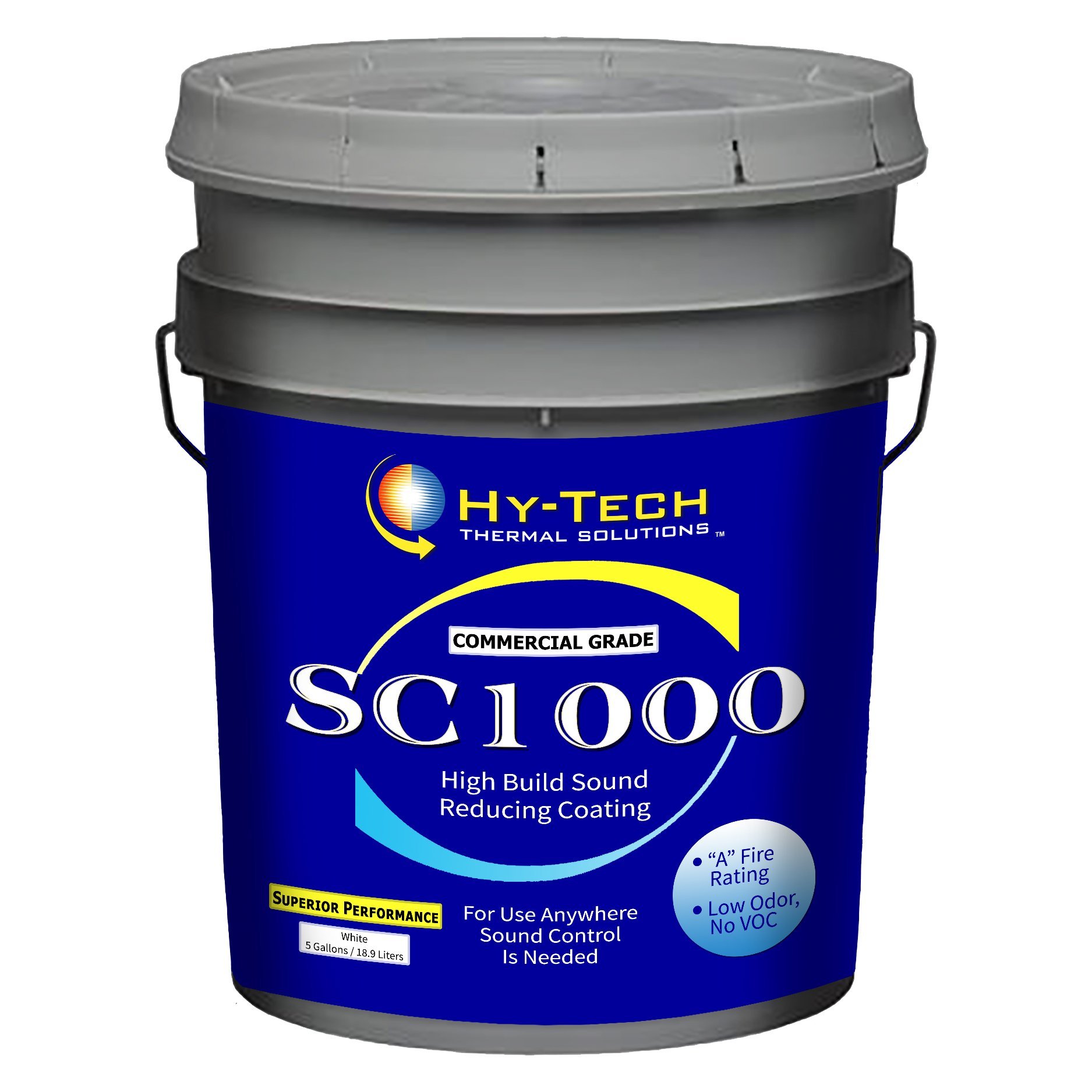 SC1000 Sound Deadening Coating - 5 Gallon Automotive Undercoating Spray for Noise Reduction & Rust Protection | Ideal for Car, Truck, RV Underbody & Wheel Wells