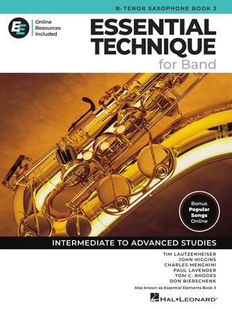 Essential Elements for Band - Bb Tenor Saxophone Book 3 with EEi: Comprehensive Method Book for Students & Teachers - Perfect for School Bands, Private Lessons & Home Practice