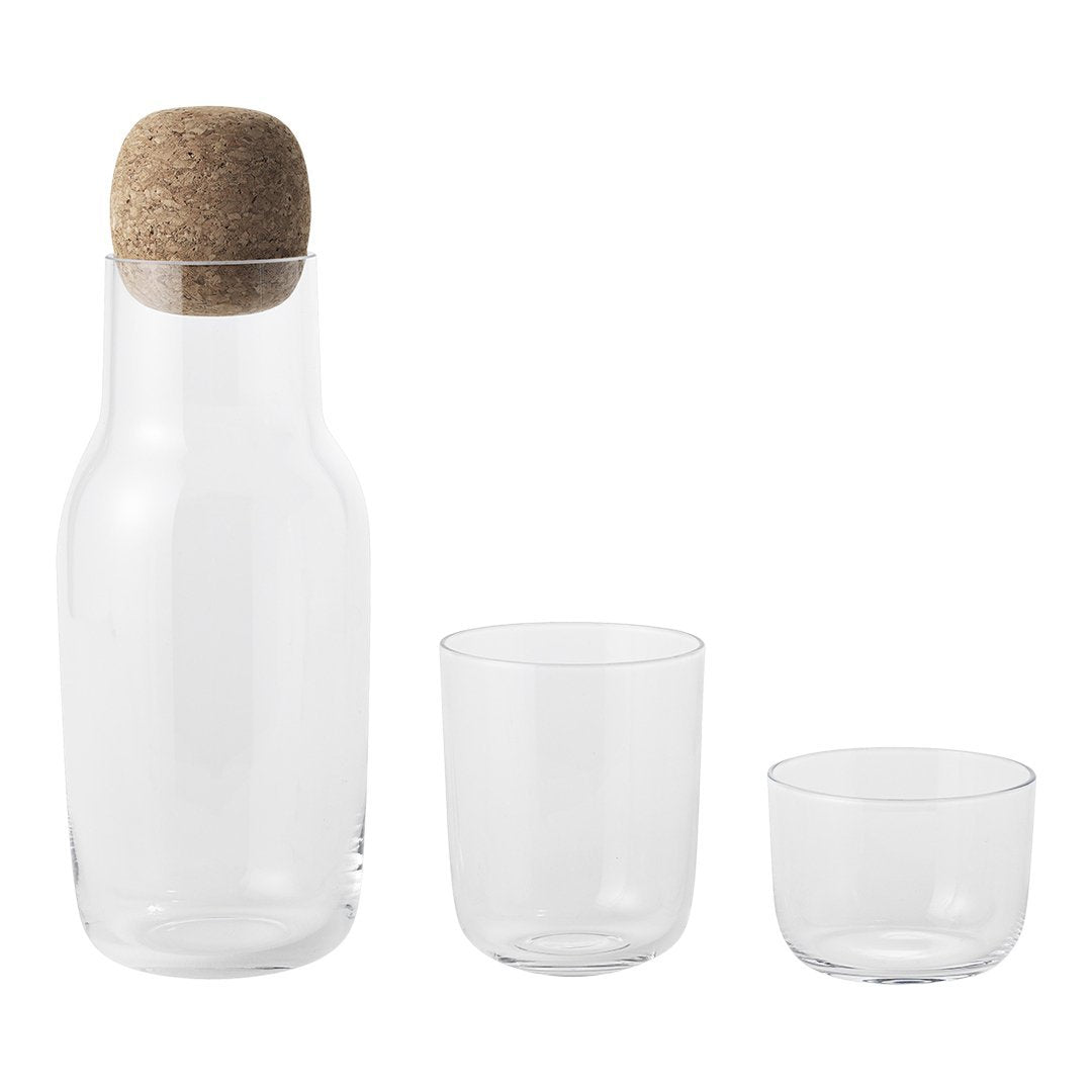 Muuto Engesvik Corky Carafe and Glasses Set - Elegant Scandinavian Design for Water, Juice & Wine - Perfect for Dining, Entertaining & Home Decor