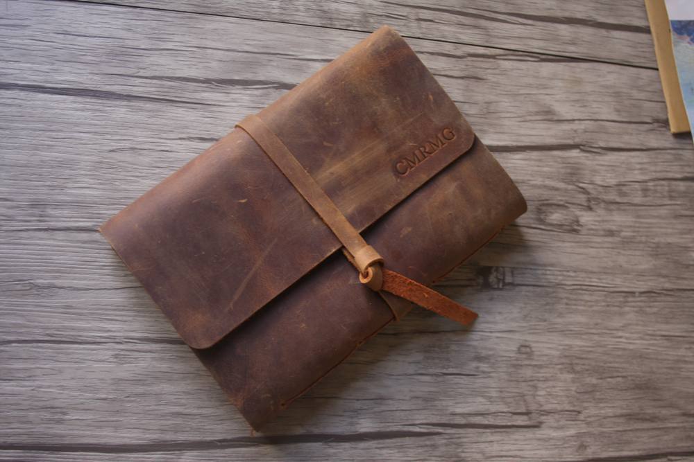 Premium Handmade Large Leather Bound Sketchbook for Artists - Perfect for Drawing, Sketching & Watercolor Painting - Ideal Gift for Art Lovers