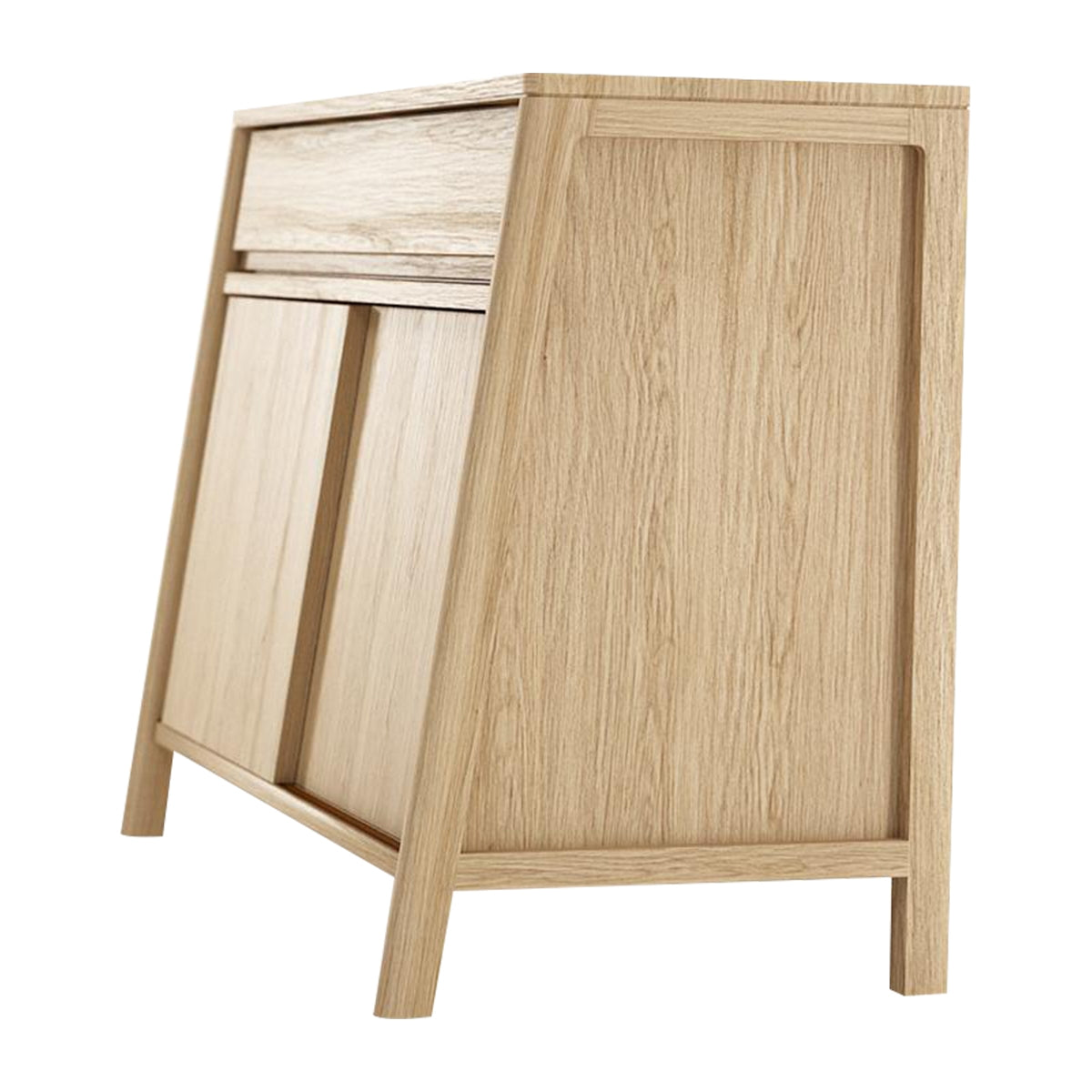 Circa Sideboard with Drawer & 2 Doors - Modern Storage Cabinet for Dining Room, Living Room, or Entryway Organization