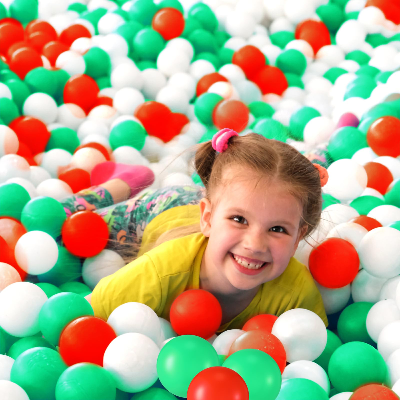 Shappy 180-Piece Soft Plastic Balls for Toddlers | Crush-Proof Ocean Balls | Reusable Play Pit Balls for Photo Booth, Play Tent, Swimming Pool & Party Decorations | Perfect for Birthday Parties, Daycare Centers & Sensory Play